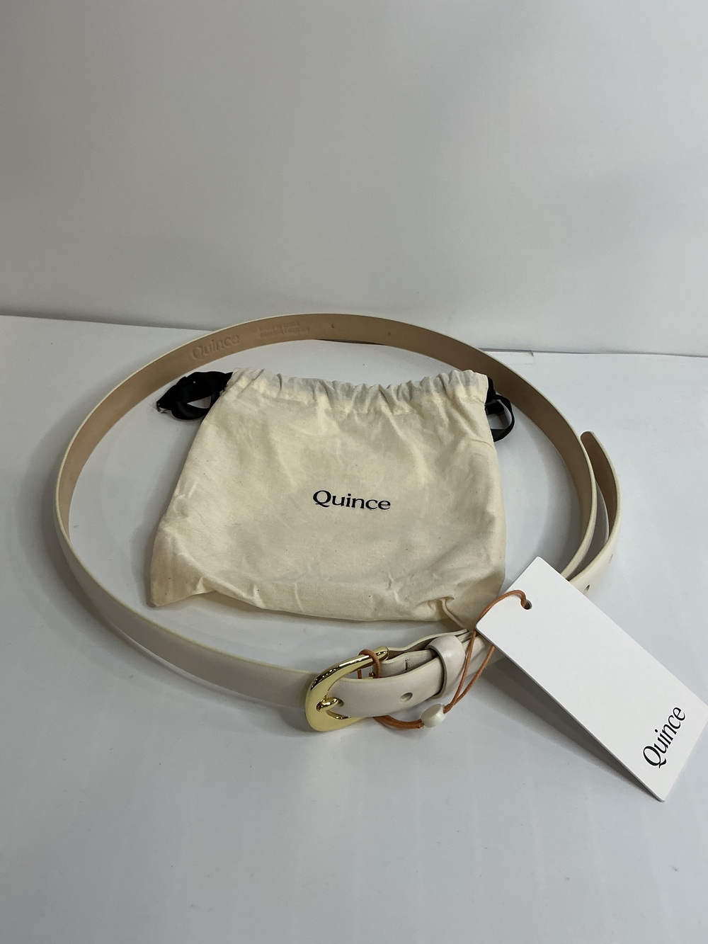 Sofia European Leather Skinny Belt